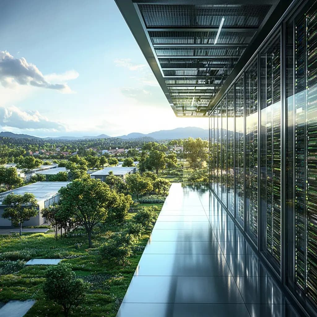 Data center facility — server infrastructure and operations